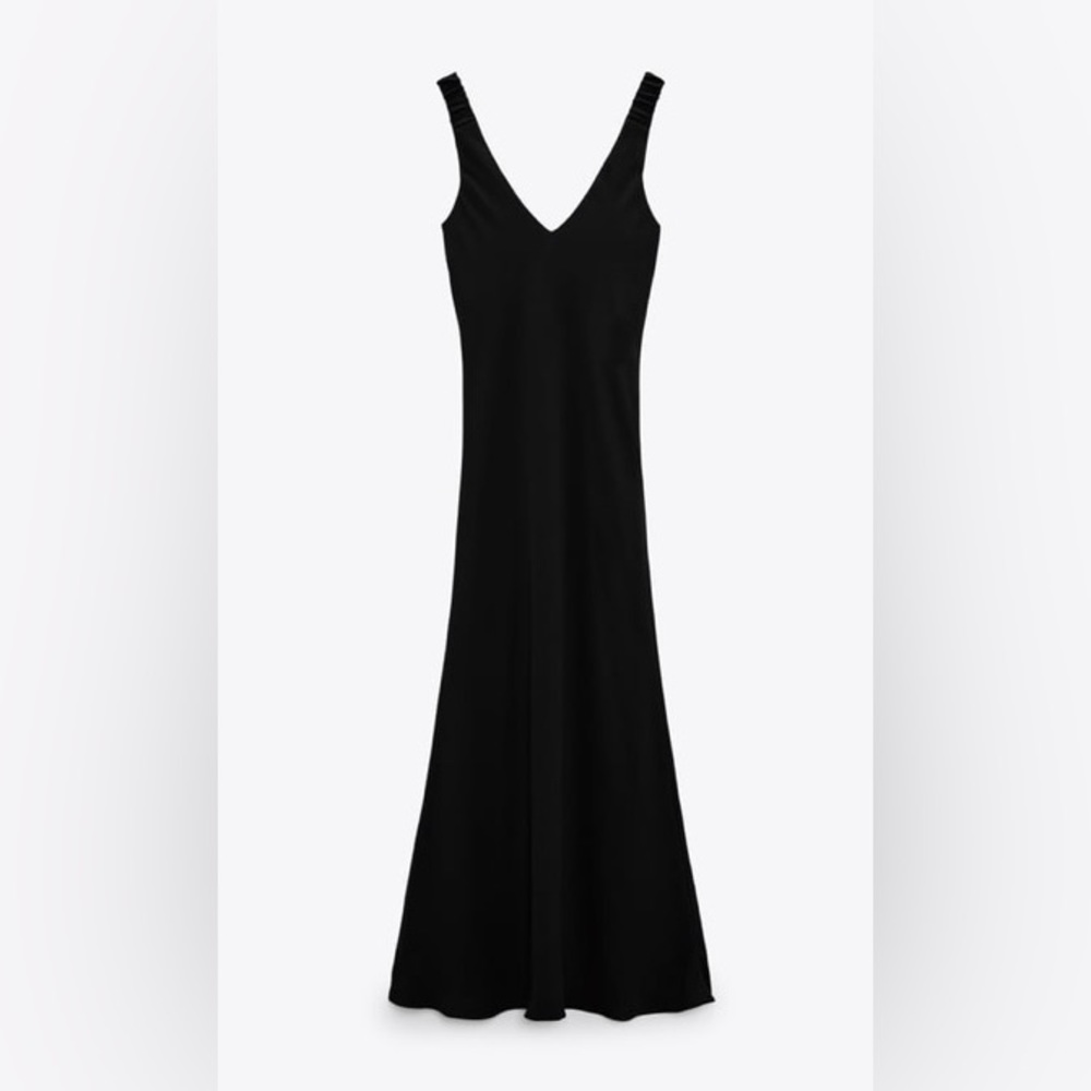 Elegant Midi black dress